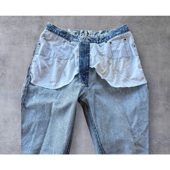 Vintage Guess Jeans Georges Marciano Acid Wash Denim Mens 36 Y2K 90s - Picture 7 of 11